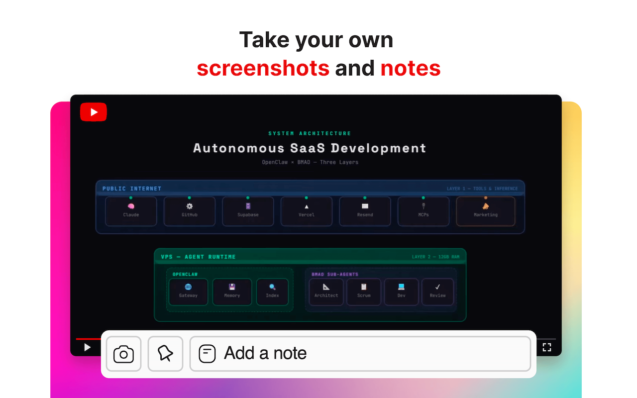 Video Notebook - Visual AI Tutor for Video Learning - 截图 3