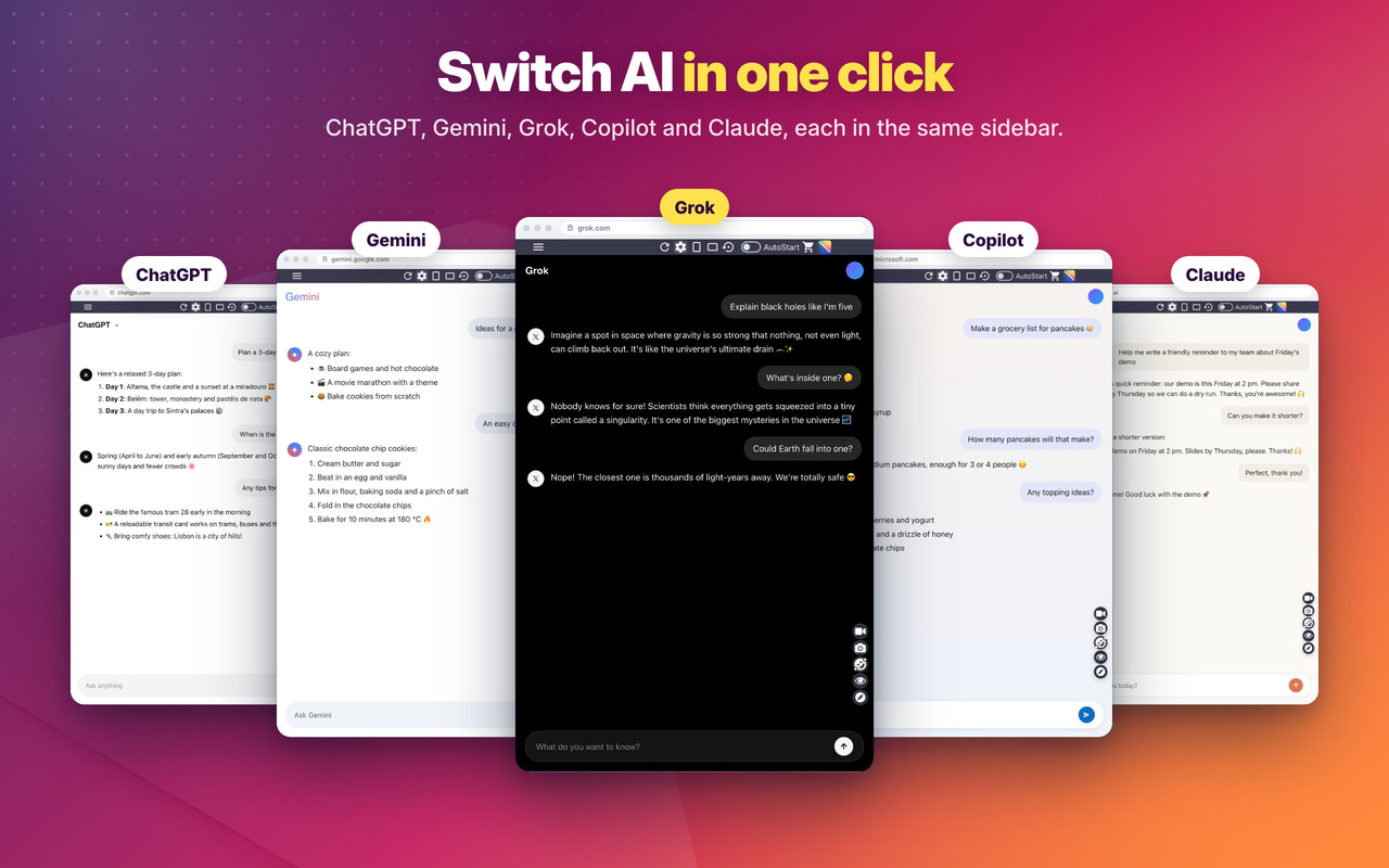 Multi AI Sidebar - 截图 2