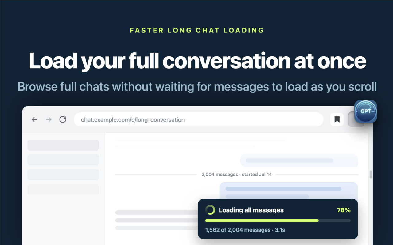 Speed Booster Toolkit for ChatGPT - 截图 3