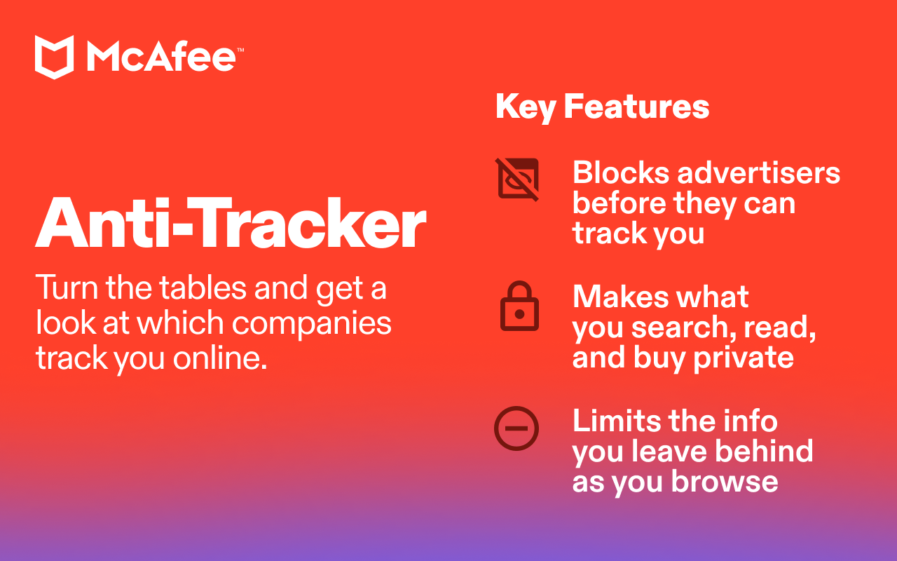 McAfee Anti-tracker - 截图 1