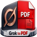 Grok to PDF - Export Grok Chats to PDF, Markdown, JSON
