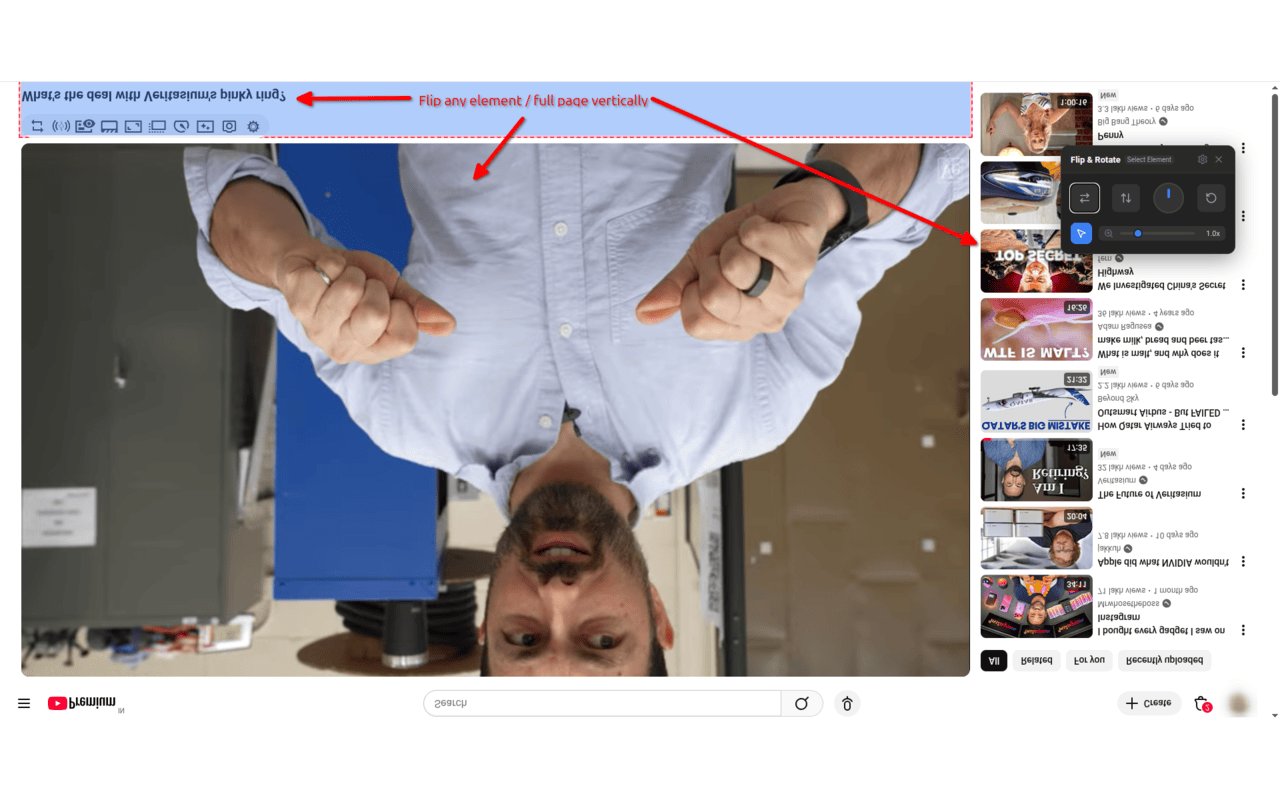 Flip, Rotate and Mirror Ultimate: Video, Image, Page - 截图 5