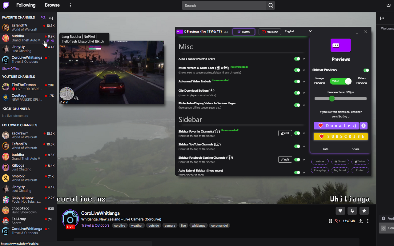 Previews (For Twitch & YouTube & Kick) - 截图 1