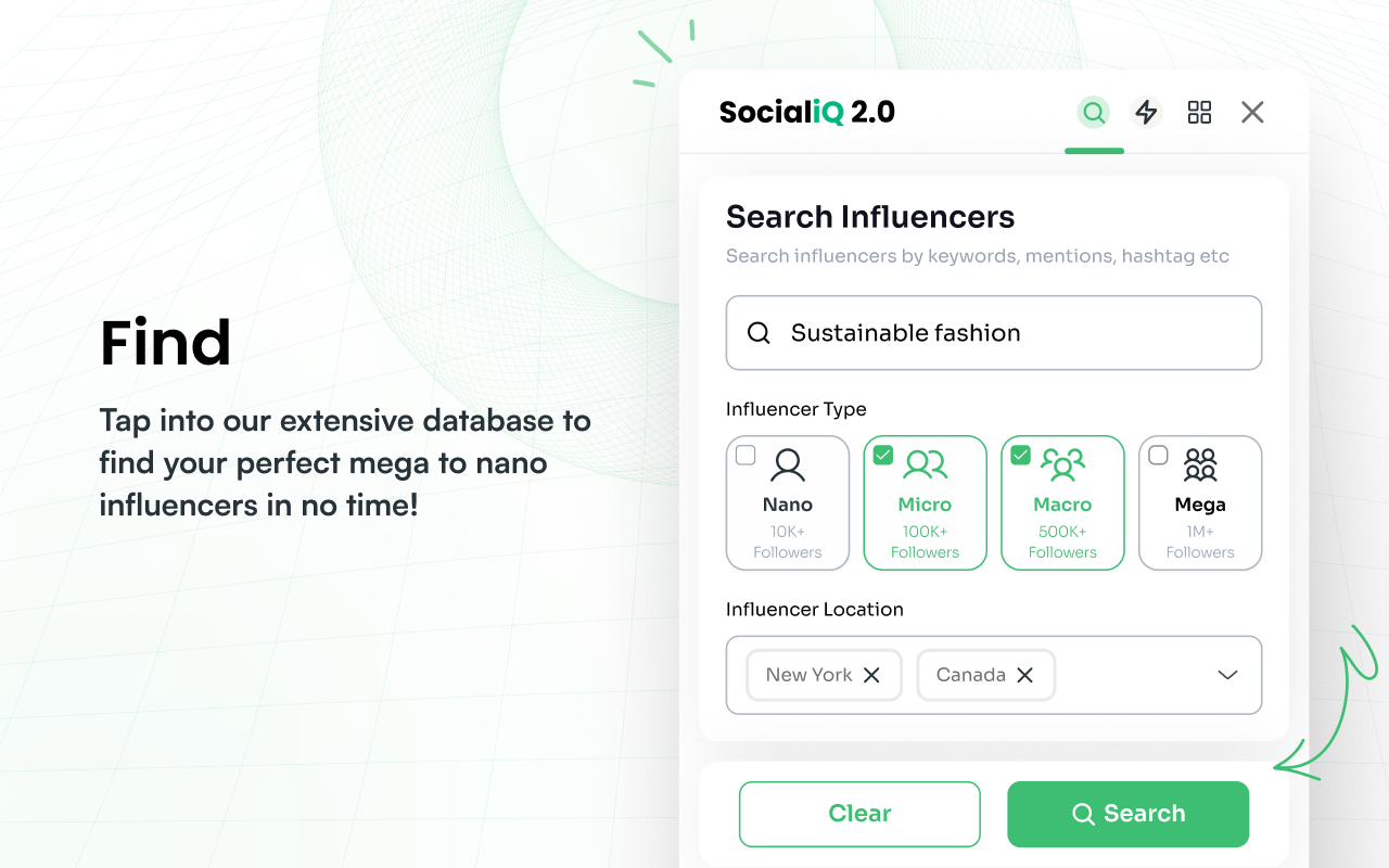 SocialiQ - Influencer Marketing Research Assistant - 截图 2