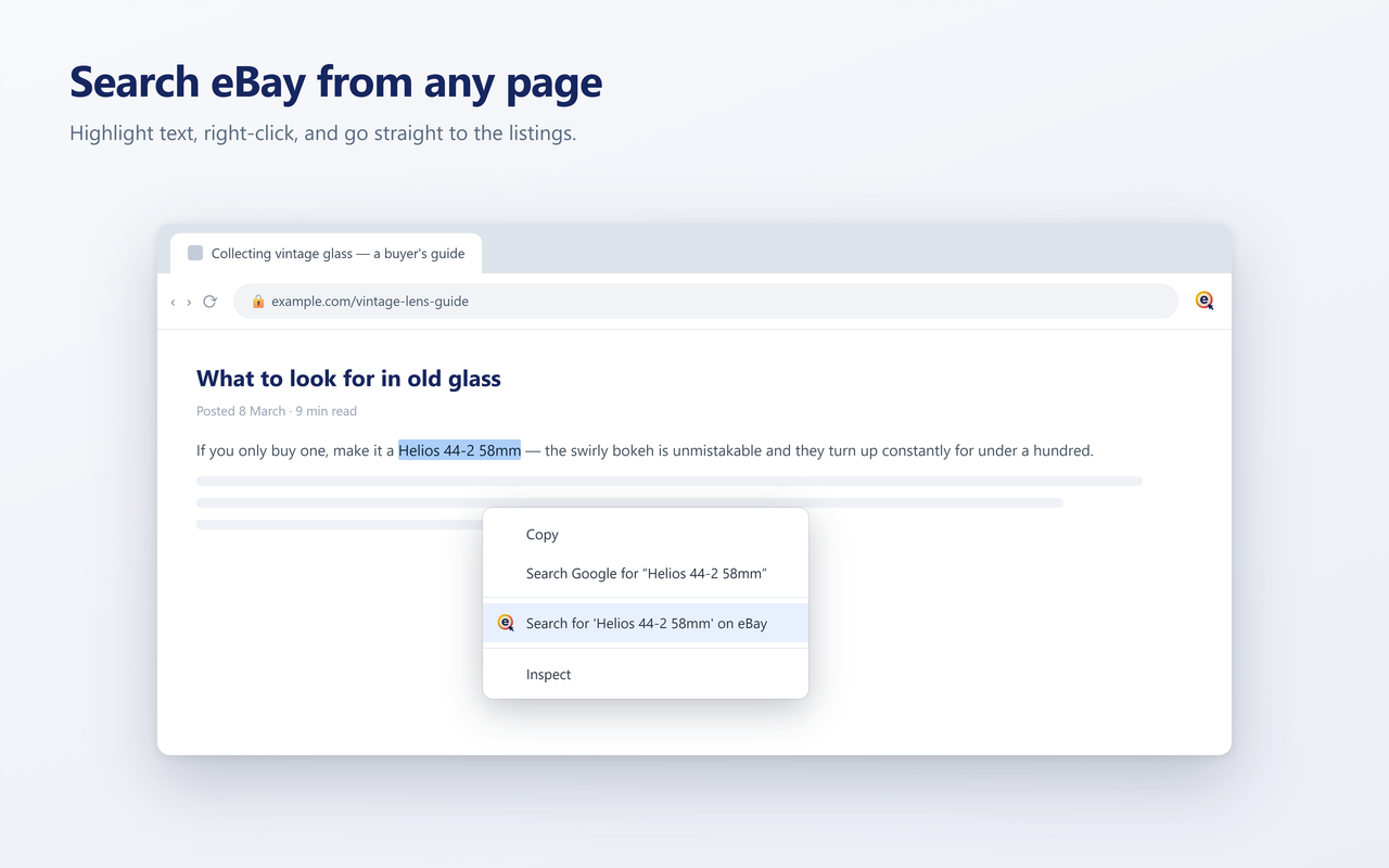 Search eBay — eBayClick - 截图 1