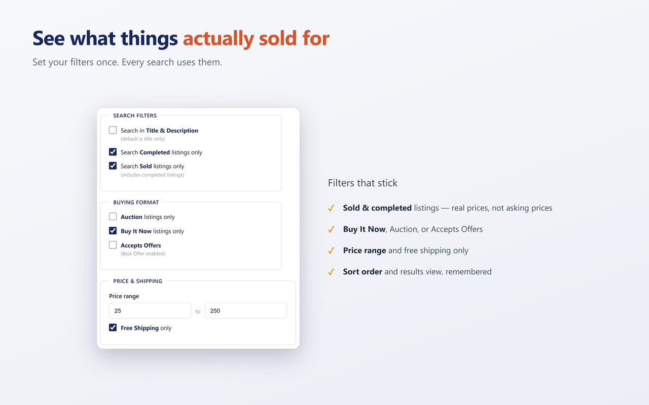 Search eBay — eBayClick - 截图 3