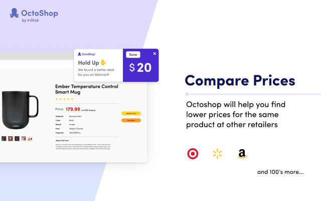 Octoshop: Price compare, cashback, alerts - 截图 2