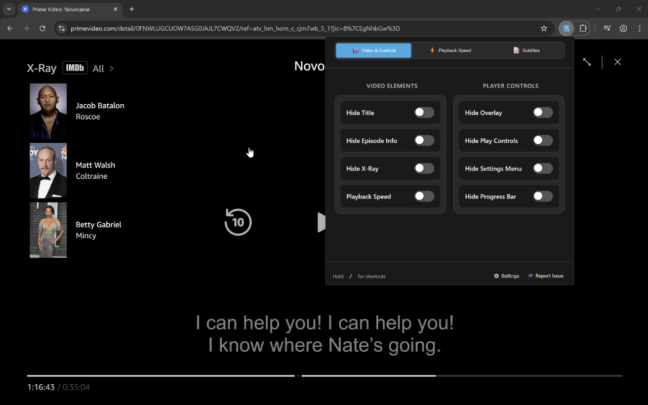 Prime Video Enhancer - 截图 3