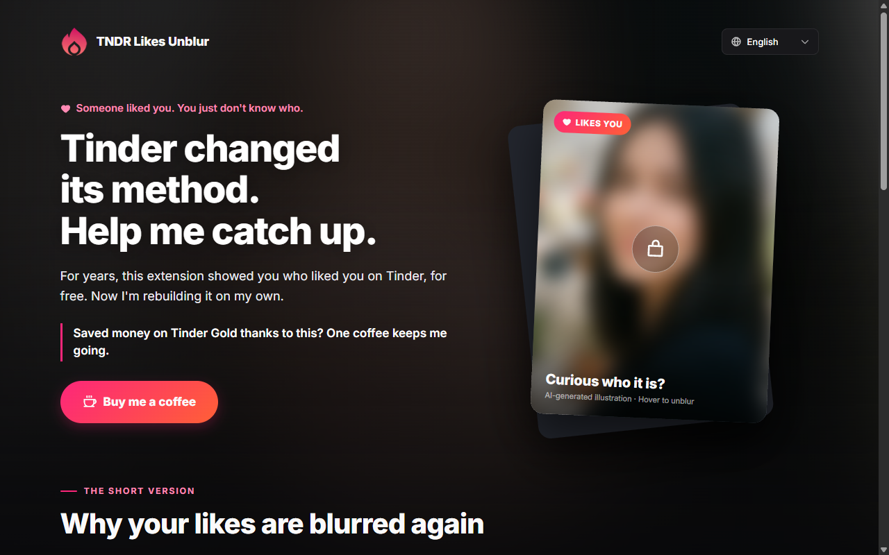 TNDR Likes Unblur for Tinder - 截图 2