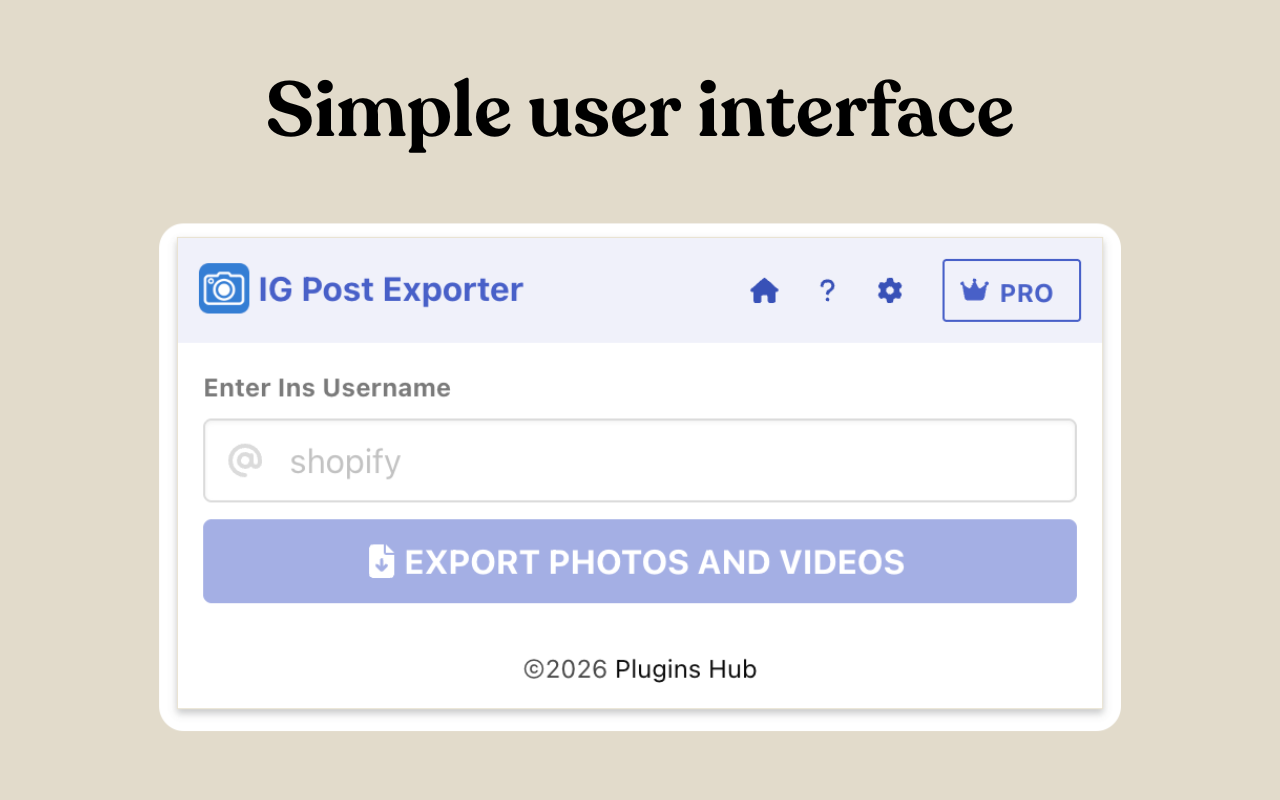 IG Post Export - 将 Ins 照片和视频导出为 CSV - 截图 2