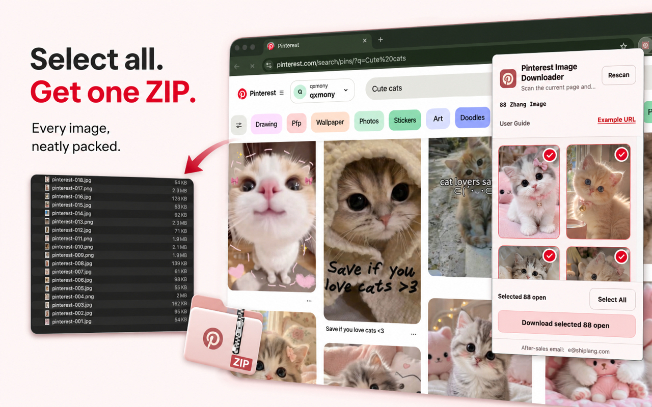 Pinterest 图片下载器 - 截图 2