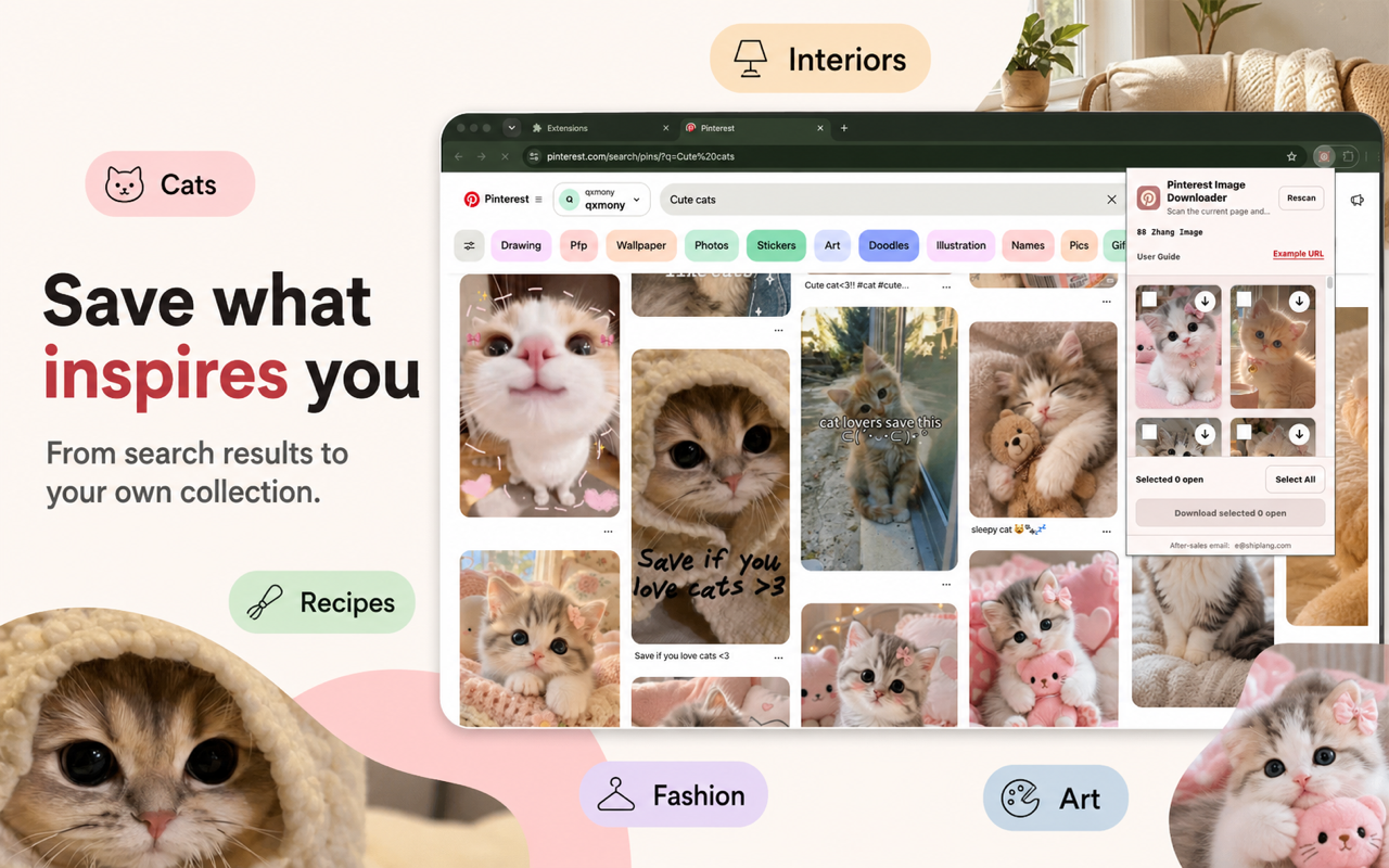 Pinterest 图片下载器 - 截图 3
