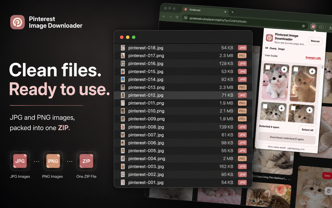 Pinterest 图片下载器 - 截图 5