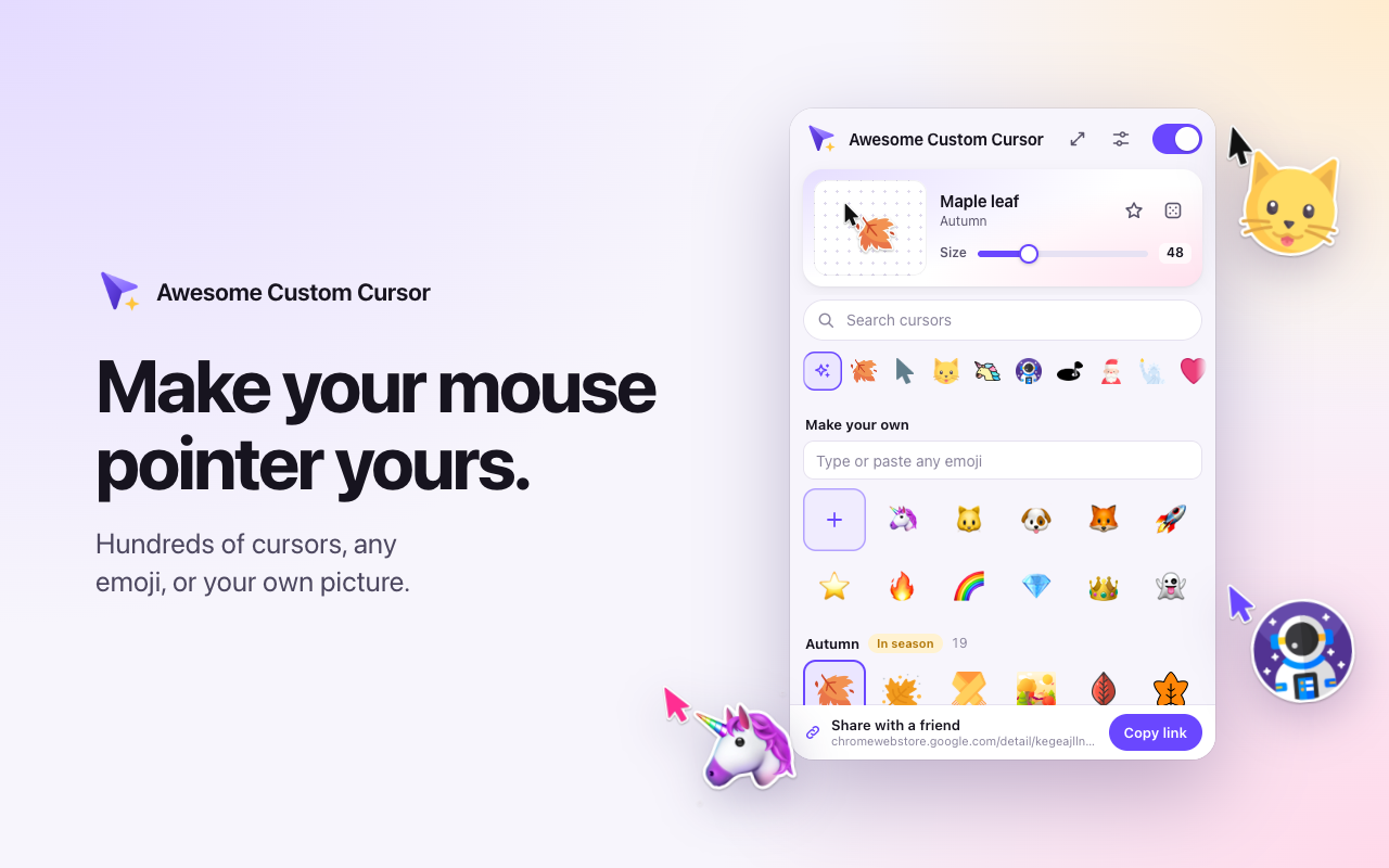 Awesome Custom Cursor - 截图 1
