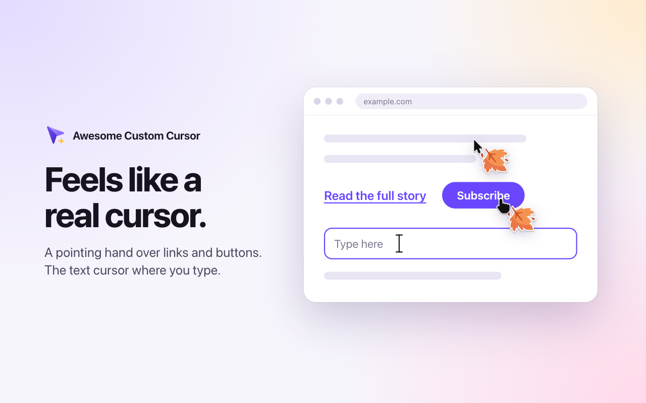 Awesome Custom Cursor - 截图 3