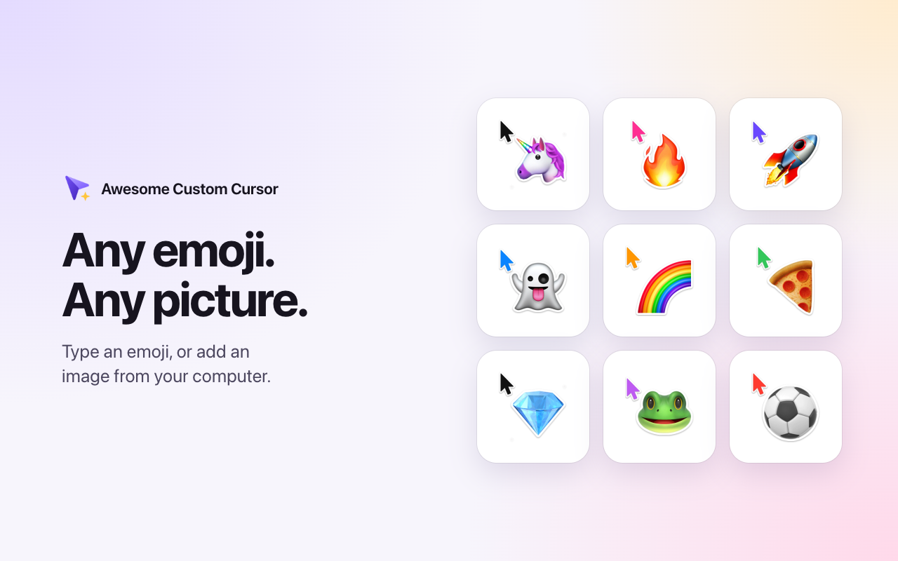 Awesome Custom Cursor - 截图 4
