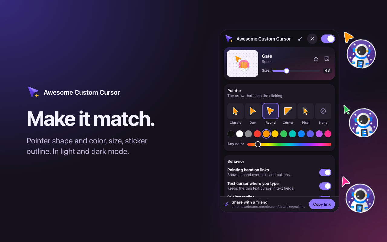 Awesome Custom Cursor - 截图 5