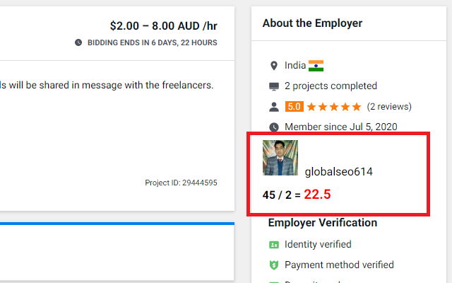 Freelancer Helper - 截图 2