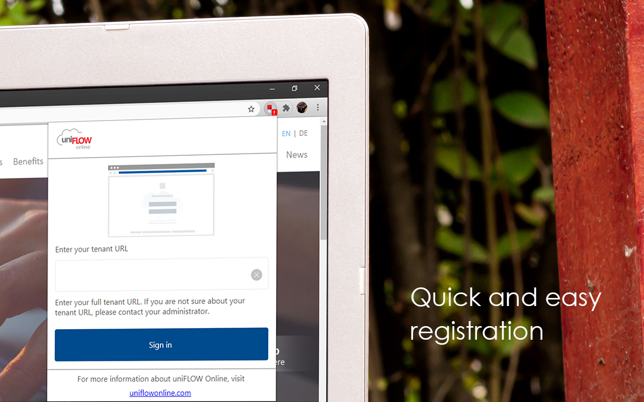 uniFLOW Online - 截图 1