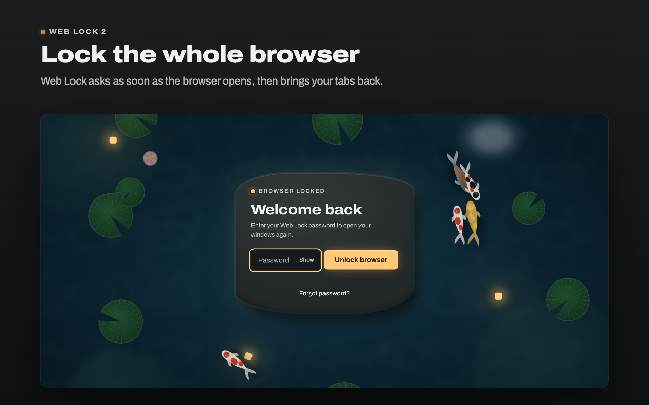 Web Lock | App lock for websites - 截图 5