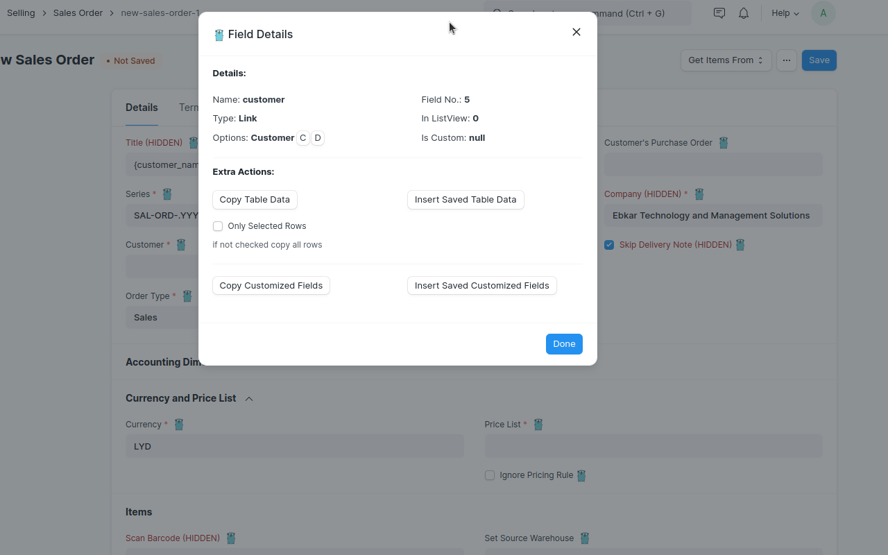 Frappe/ERPNext Tools - 截图 2