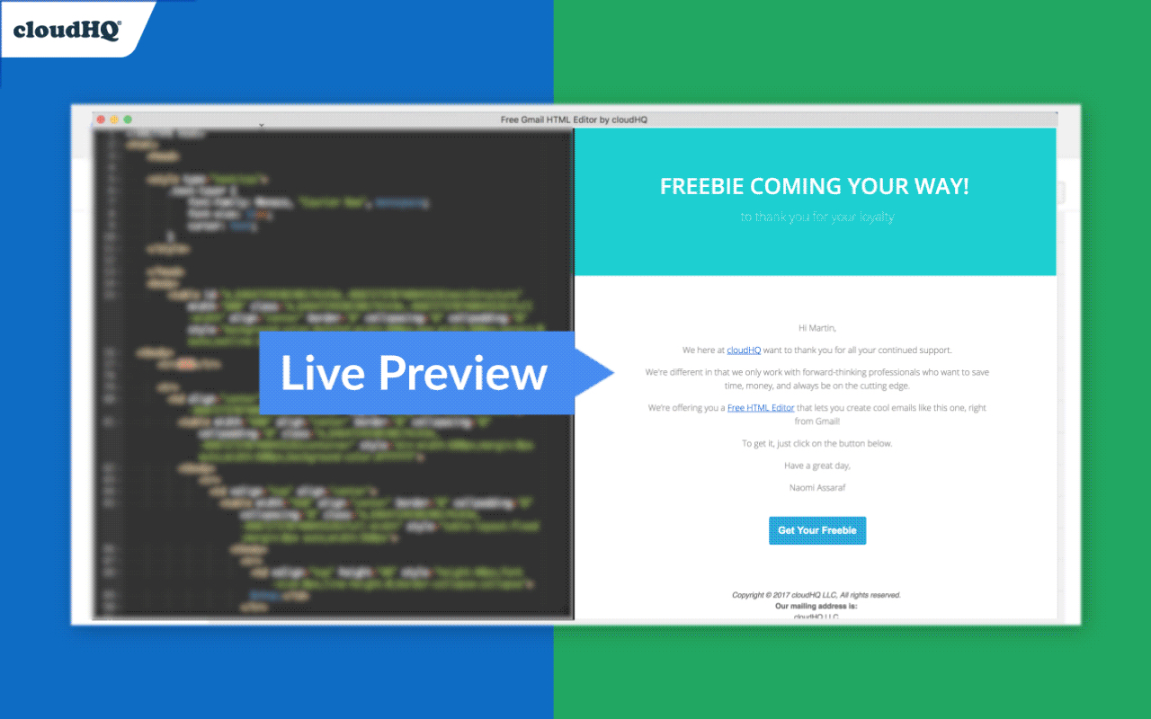 HTML Editor for Gmail by cloudHQ - 截图 3