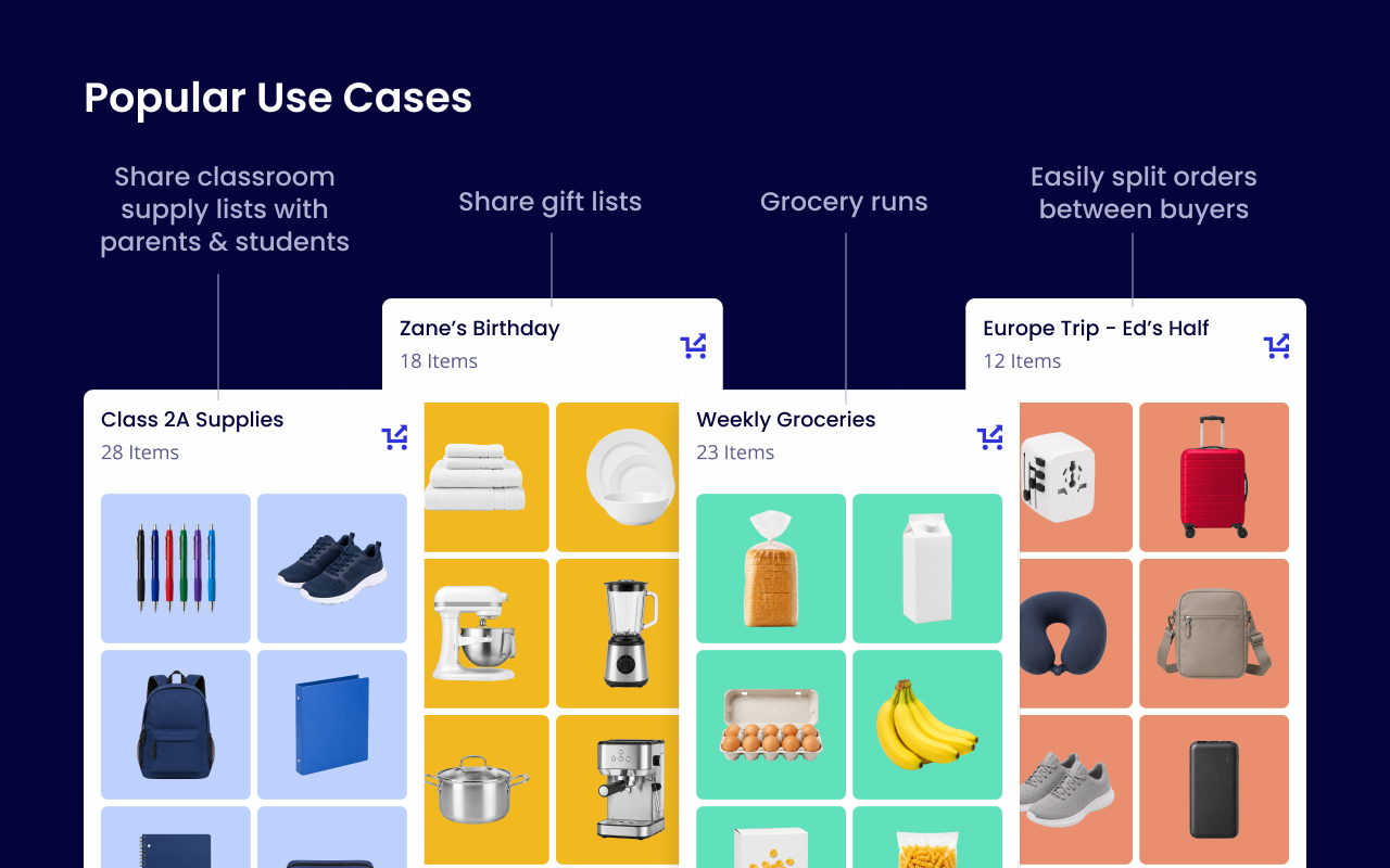 Share-A-Cart – 轻松分享购物车 - 截图 3