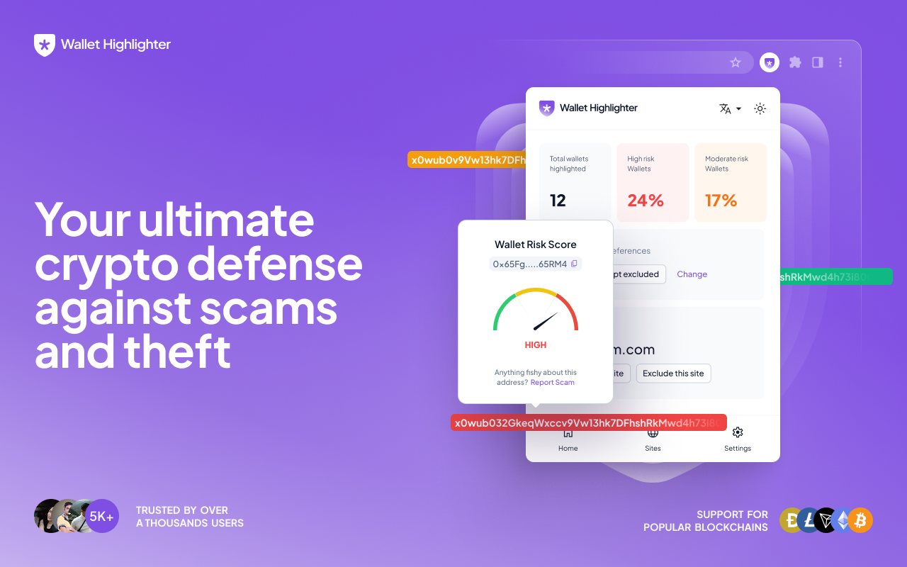 Wallet Highlighter - Crypto Fraud & Risk Tool - 截图 1
