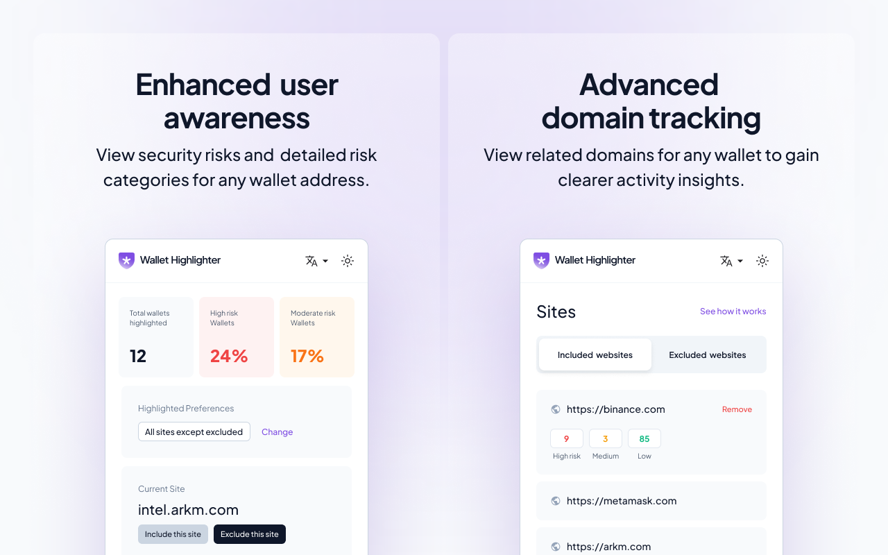 Wallet Highlighter - Crypto Fraud & Risk Tool - 截图 3