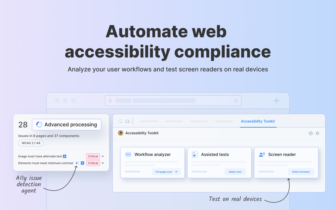 BrowserStack Accessibility Toolkit - 截图 1