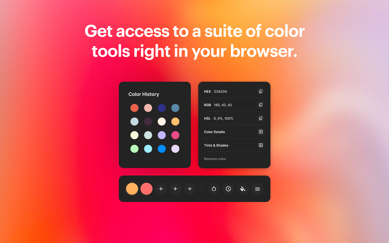 Colorway: Eyedropper & Color Picker Tool - 截图 2
