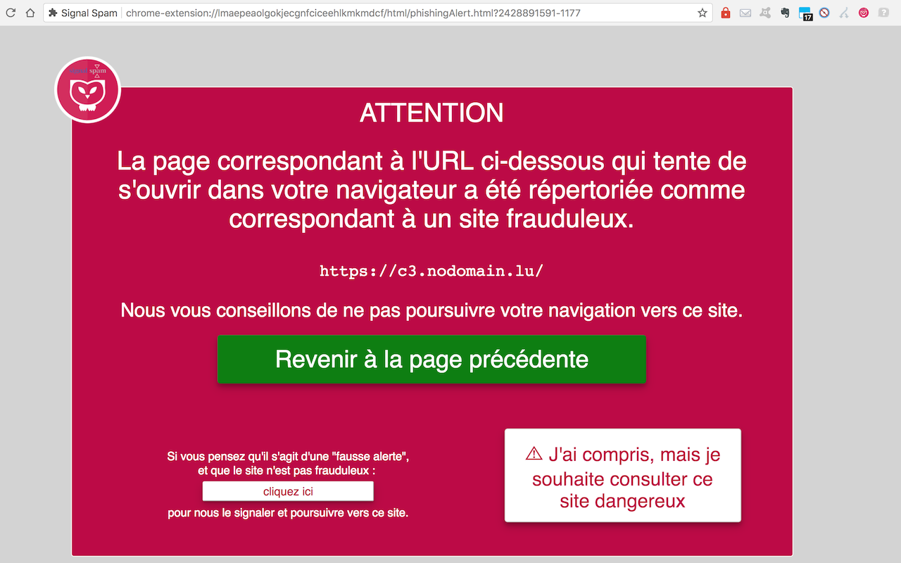 Signal Spam - 截图 3