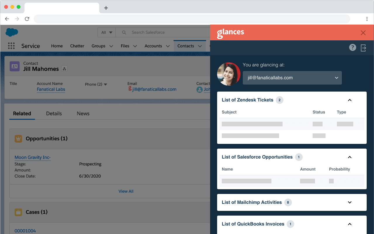 Glances - A Simplified Customer View - 截图 1