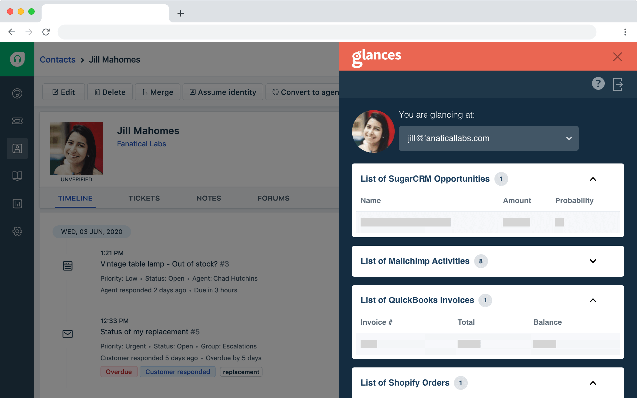 Glances - A Simplified Customer View - 截图 5