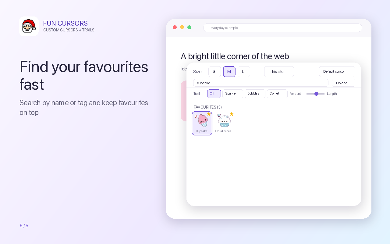 Fun Cursors — Custom Cursor & Cursor Trails - 截图 5