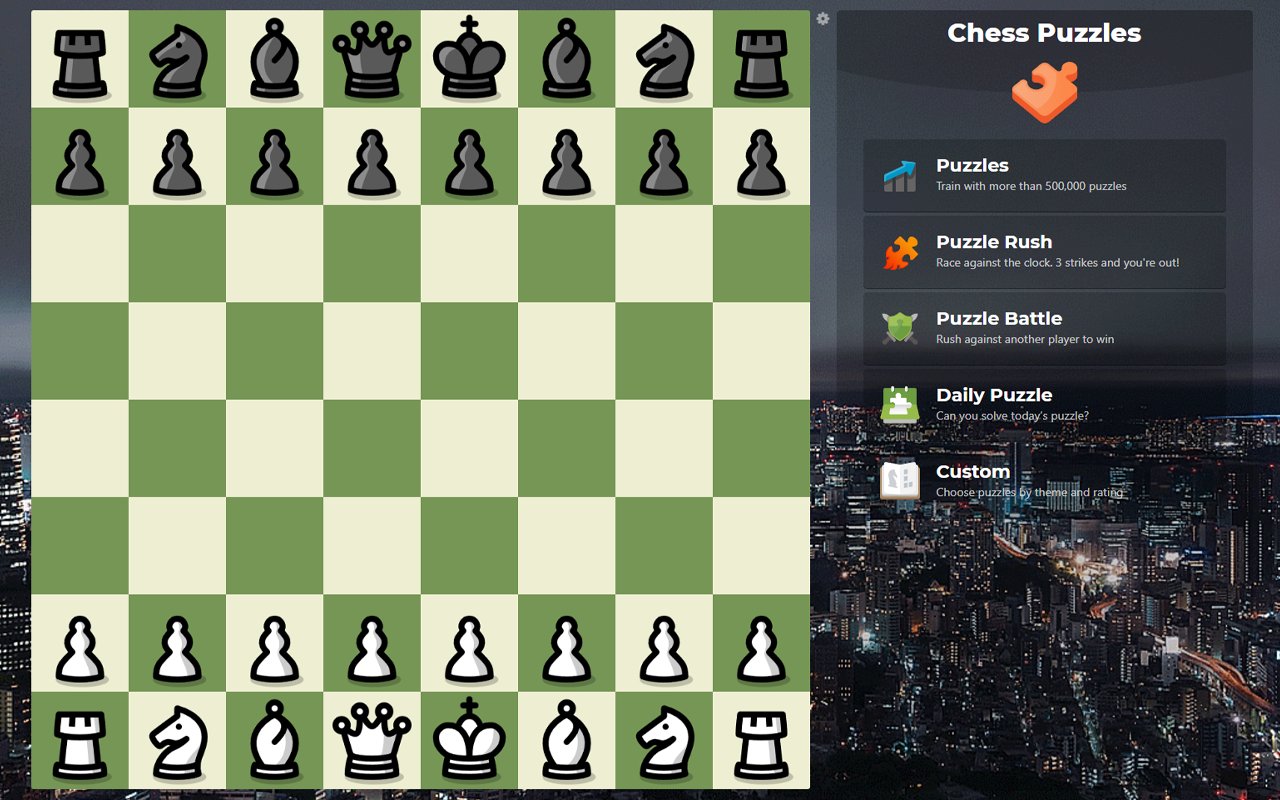 Chess.com Custom Pieces & GIF Background - 截图 1