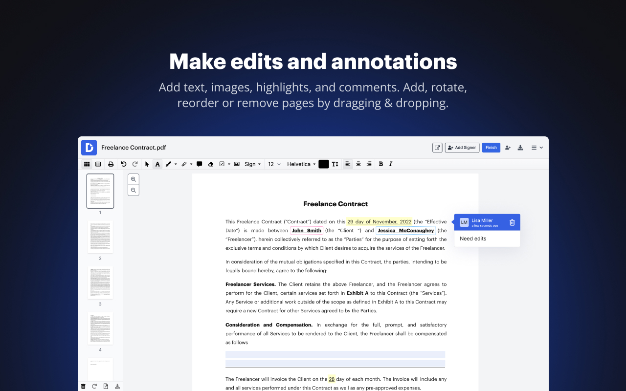 DocHub - Sign PDF from Gmail - 截图 2