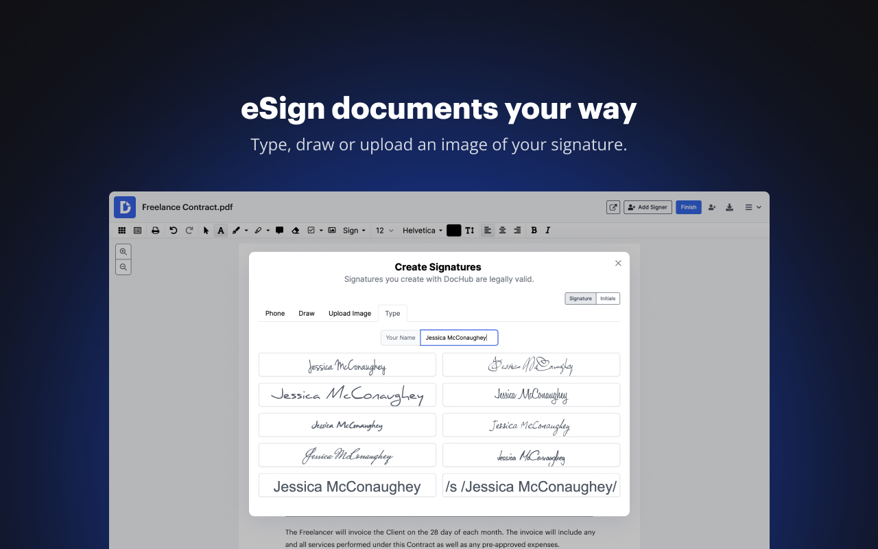 DocHub - Sign PDF from Gmail - 截图 3