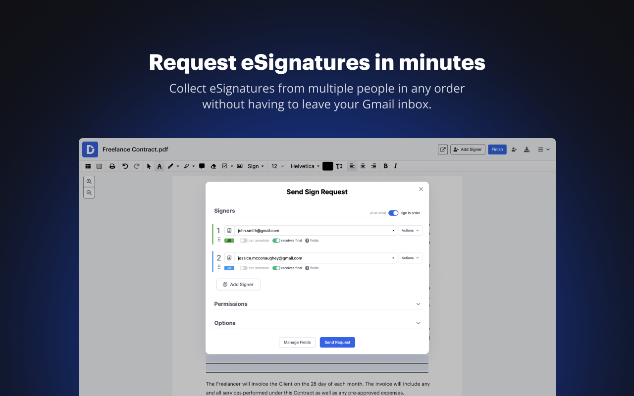 DocHub - Sign PDF from Gmail - 截图 4