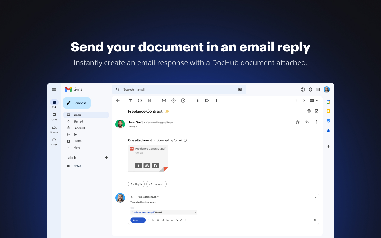 DocHub - Sign PDF from Gmail - 截图 5