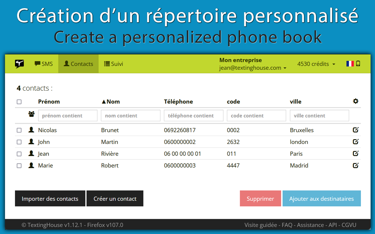 SMS Pro Solutions - TextingHouse - 截图 4