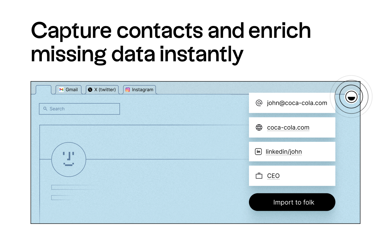 folkX – Lead capture: Add B2B leads and find emails & phone numbers - 截图 2
