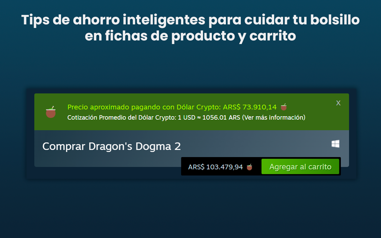Steamcito: Steam con impuestos Argentina 2026 - 截图 5