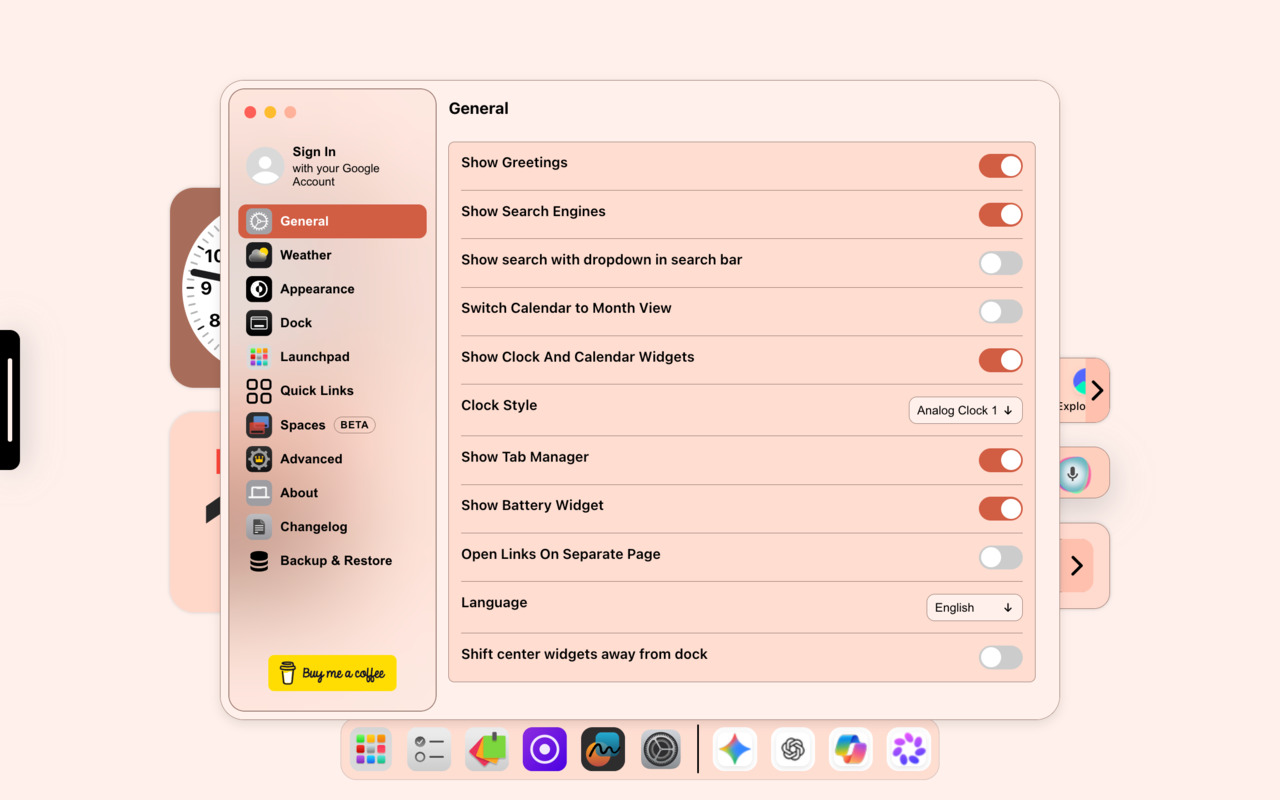 Mac New Tab - 截图 3