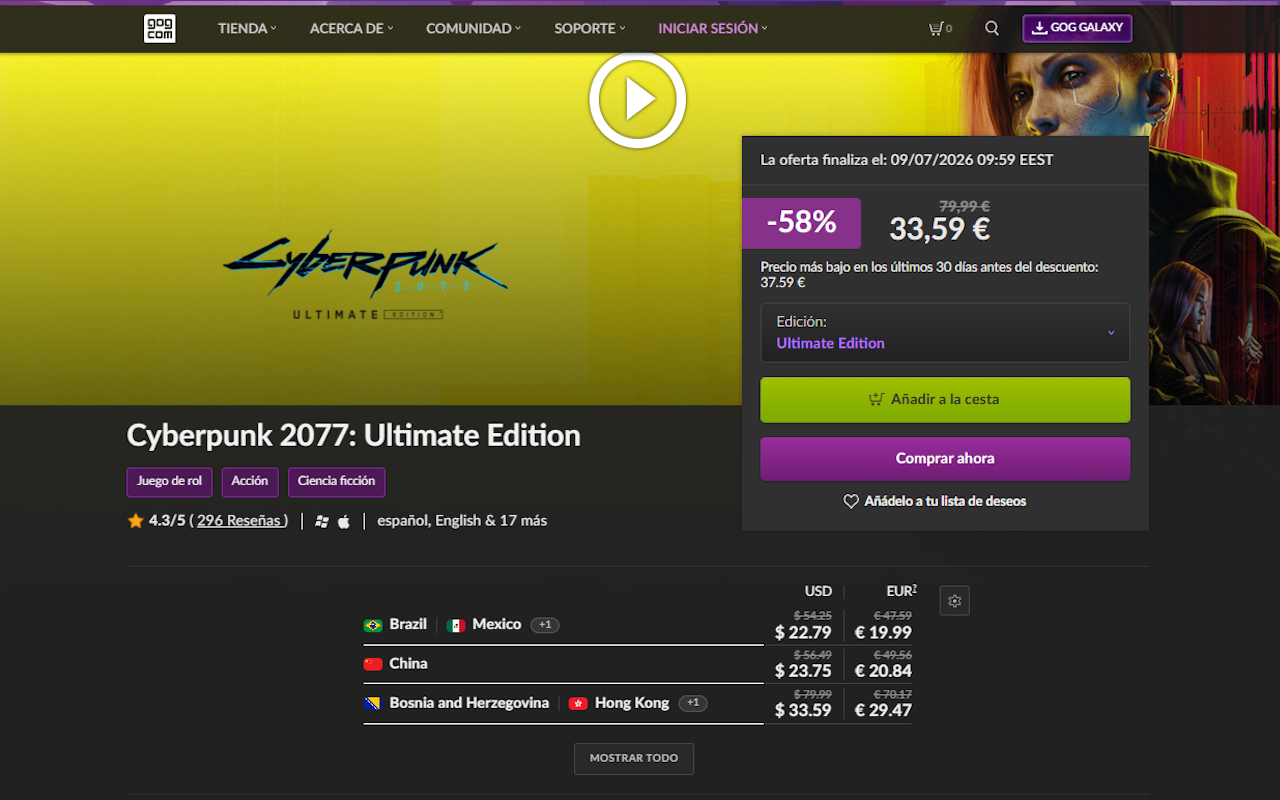 GOG Prices - 截图 5