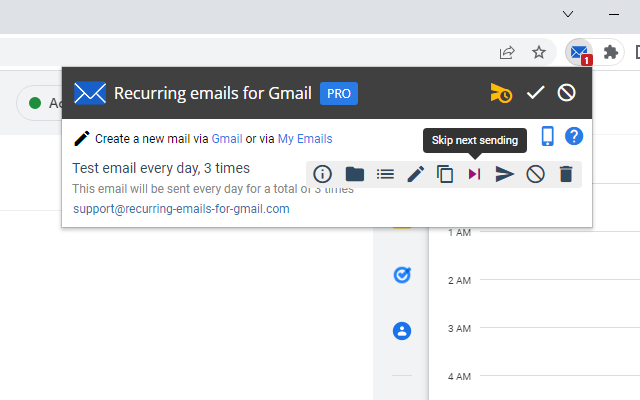 Gmail重复发送邮件 - 截图 2