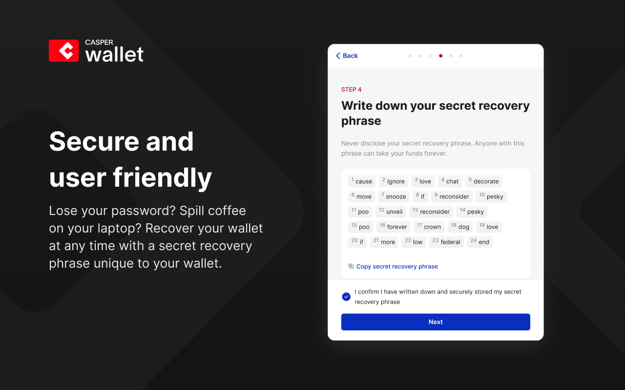 Casper Wallet - 截图 5