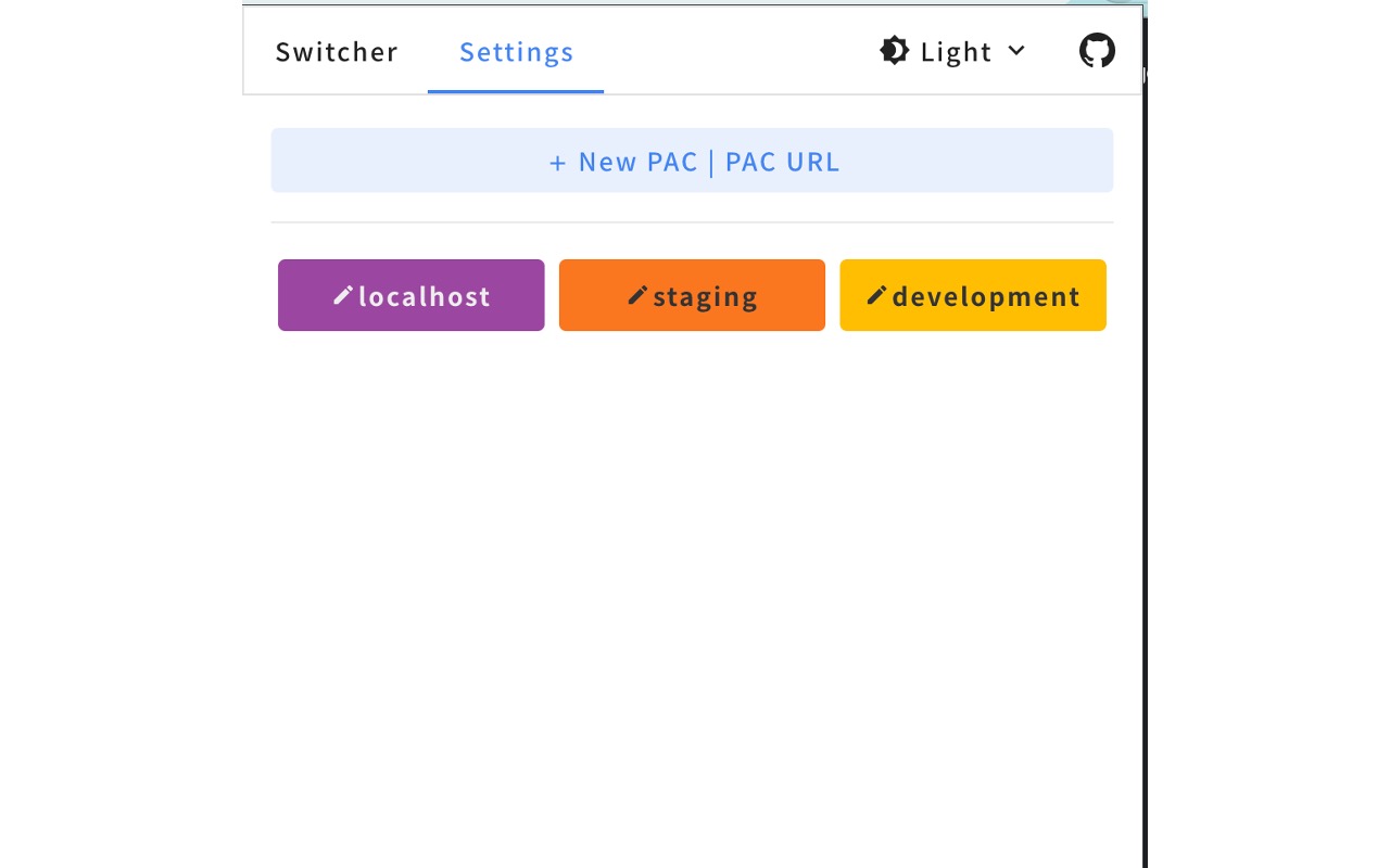 Proxy Pac Switcher - 截图 2
