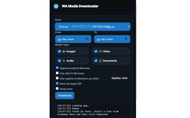 WA Media Downloader Pro - 截图 1