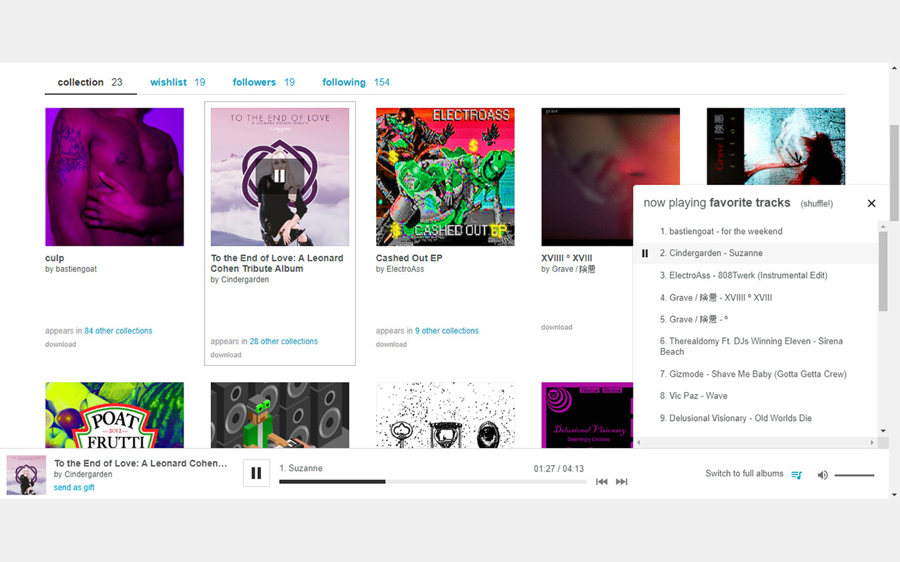 Bandcamp Streamer - 截图 1